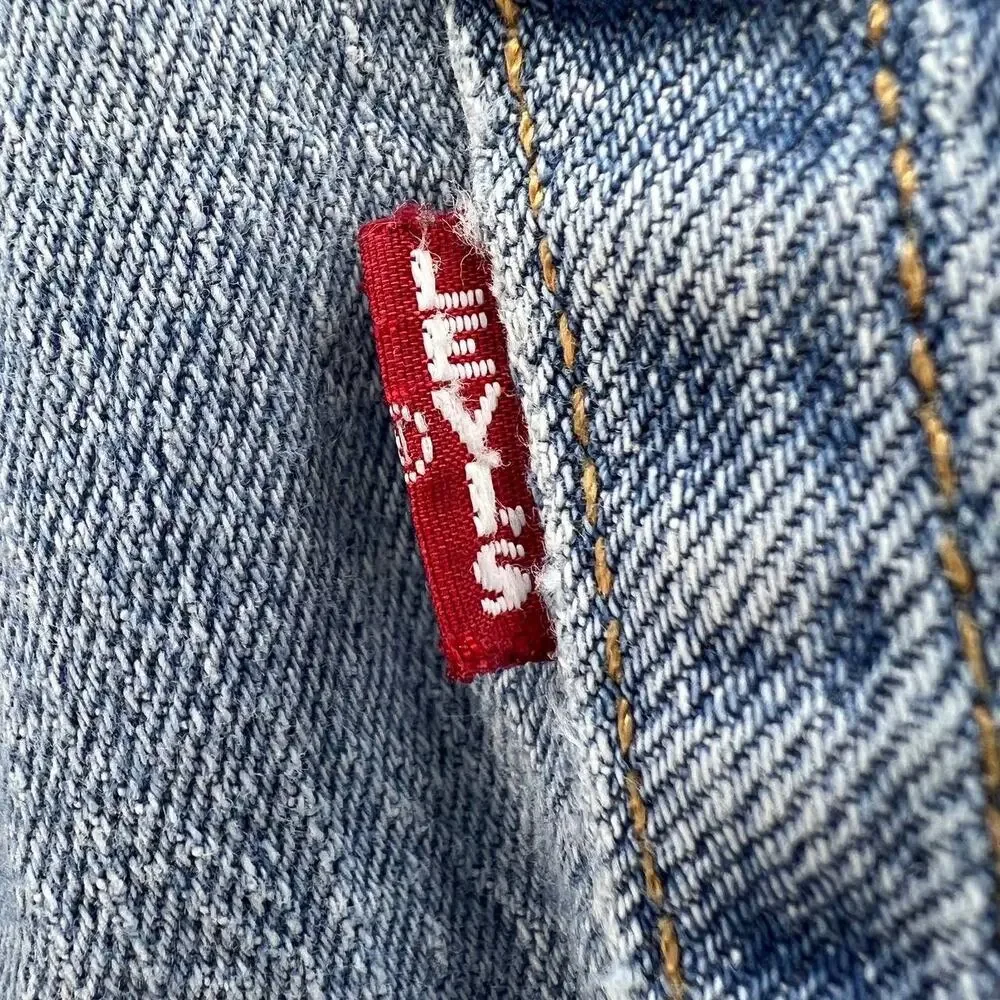 Levi's Men's 505 Premium Denim Jeans Straight Size W32 x L32 Big E - Picture 10 of 15